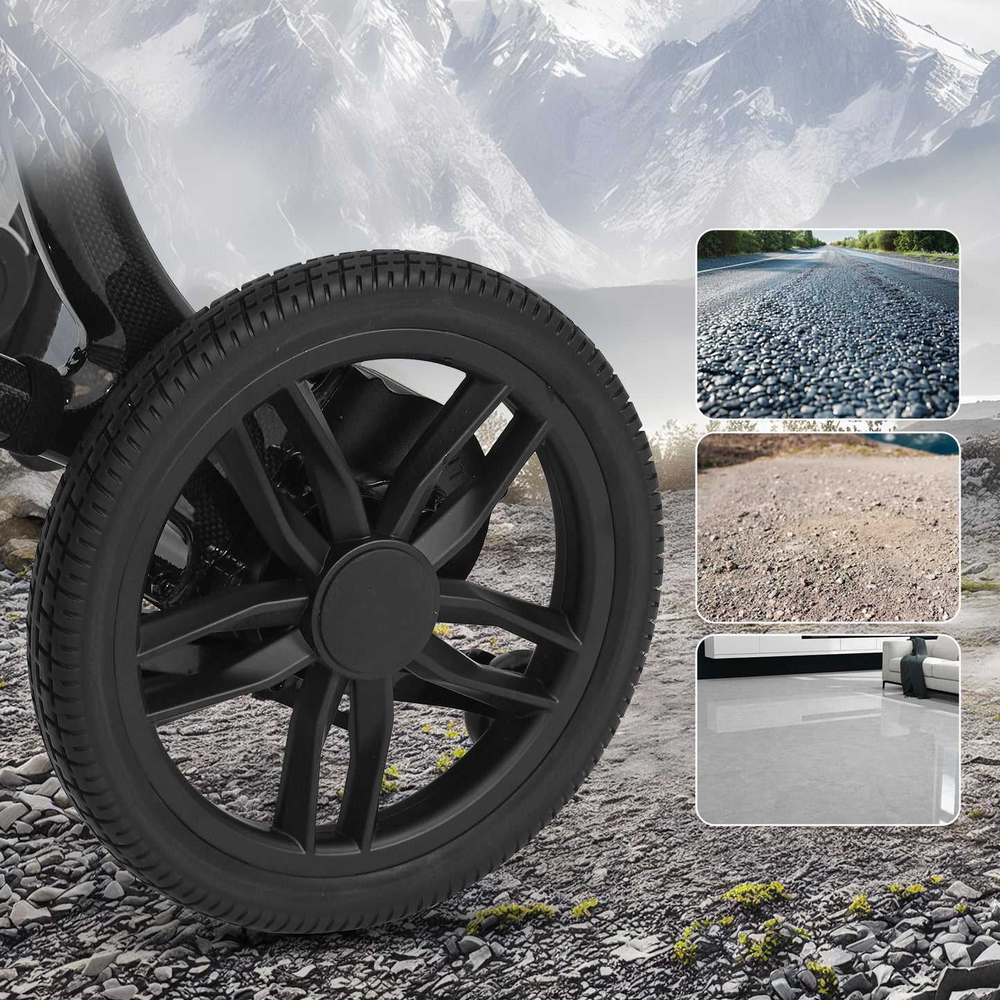 StratisGo XP01 Carbon Fiber Electric Wheelchair - 2x8Ah Battery 15.5 miles Range,30.5 lbs