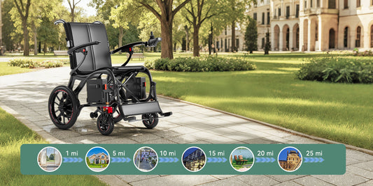 🔋 How Far Can an Electric Wheelchair Go? Discover the Key Factors Behind Its Range