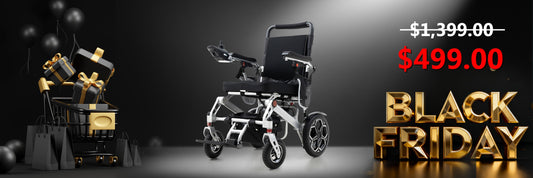 ⚡ Black Friday Deal: Save Big on the D10 Foldable Electric Wheelchair!