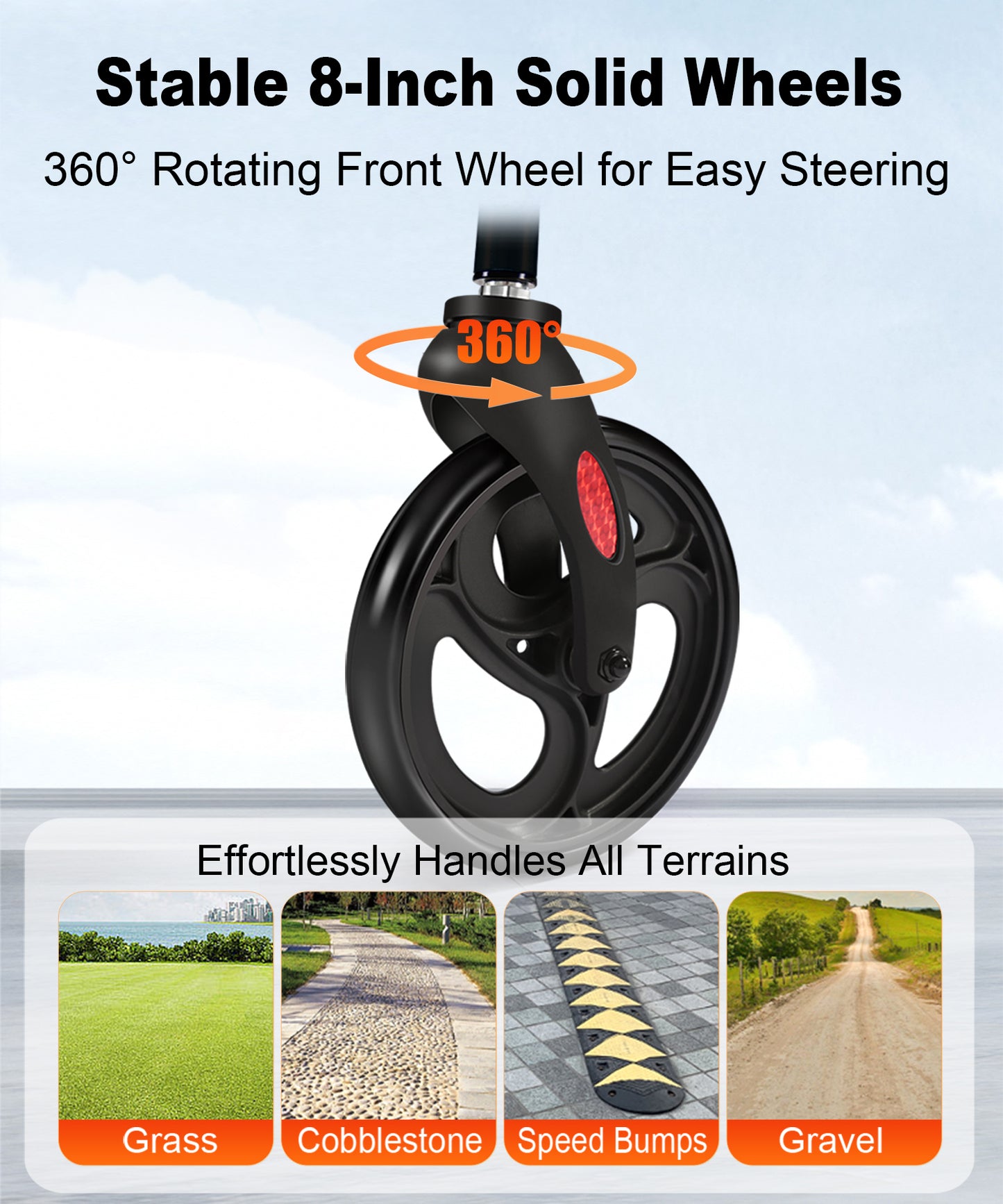 StratisGo RP03 2-in-1 4 Wheel Rollator Walker With Seat, Steel Rolling Walker, Height Adjustable,