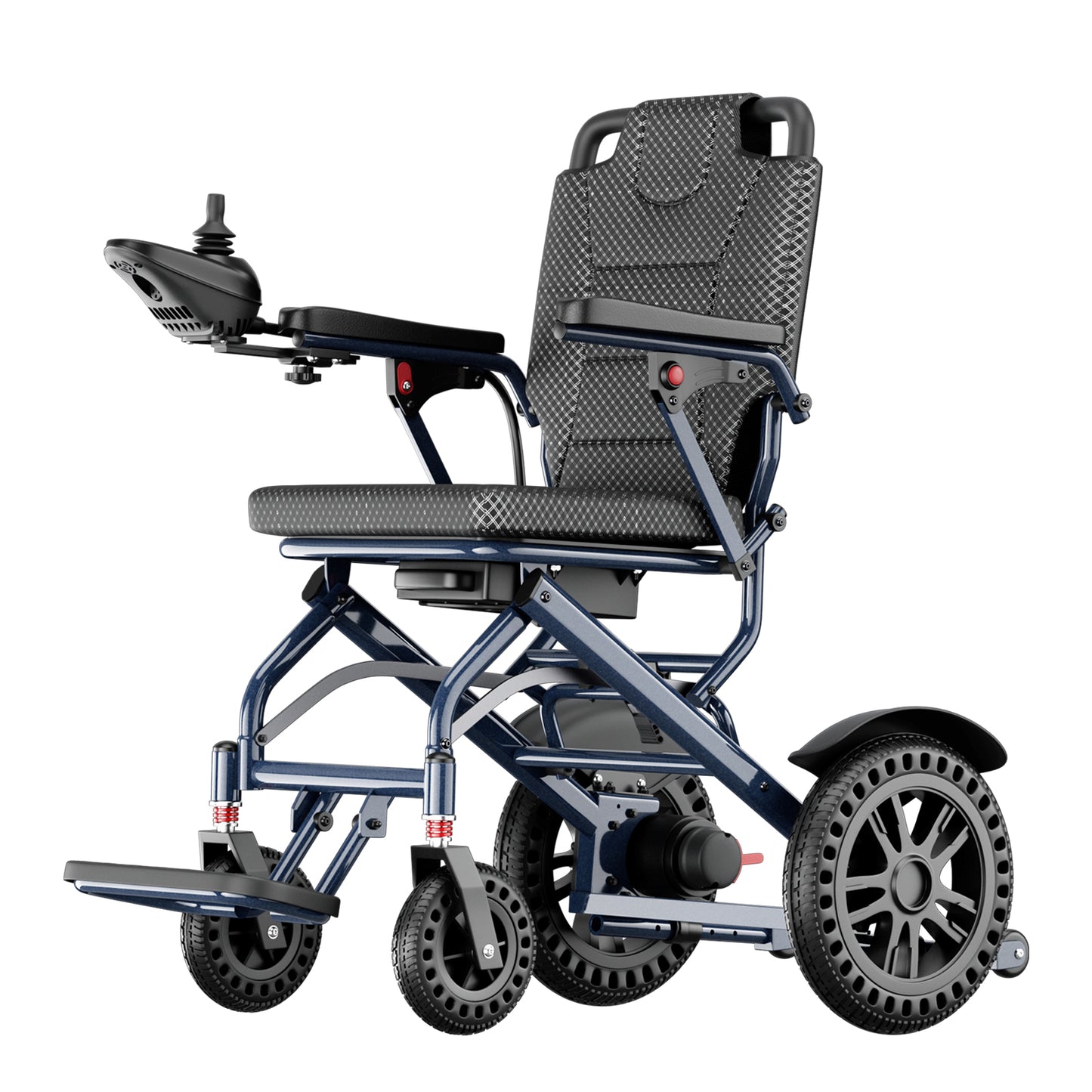 D14 Power Wheelchair with 15.75×16.54in Ergonomic Seat – Electric Wheelchair Up to 13-Mile Range