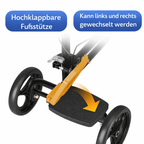 ByteTecpeak K01-B Knie-Roller mit Sitz – Faltbar & Leicht (Blau)