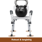 ByteTecpeak B01-BS – Duschstuhl, höhenverstellbar, bis 100 kg