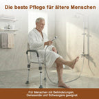 ByteTecpeak B01-BS – Duschstuhl, höhenverstellbar, bis 100 kg
