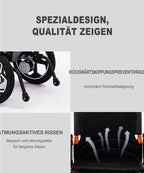 ByteTecpeak D09 Faltbarer Elektrorollstuhl – 500W, 20Ah Akku, 30 km Reichweite, bis 150 kg