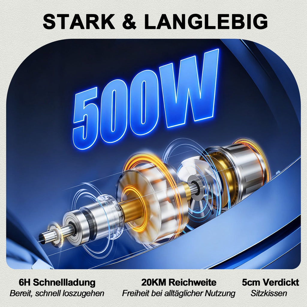 ByteTecpeak D14 Elektrischer Rollstuhl Schwarz