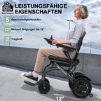 ByteTecpeak D14 Elektrischer Rollstuhl Schwarz