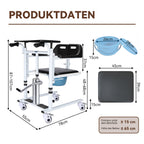 ByteTecpeak L01-LS Transferstuhl mit Toilettenfunktion, hydraulisch höhenverstellbar