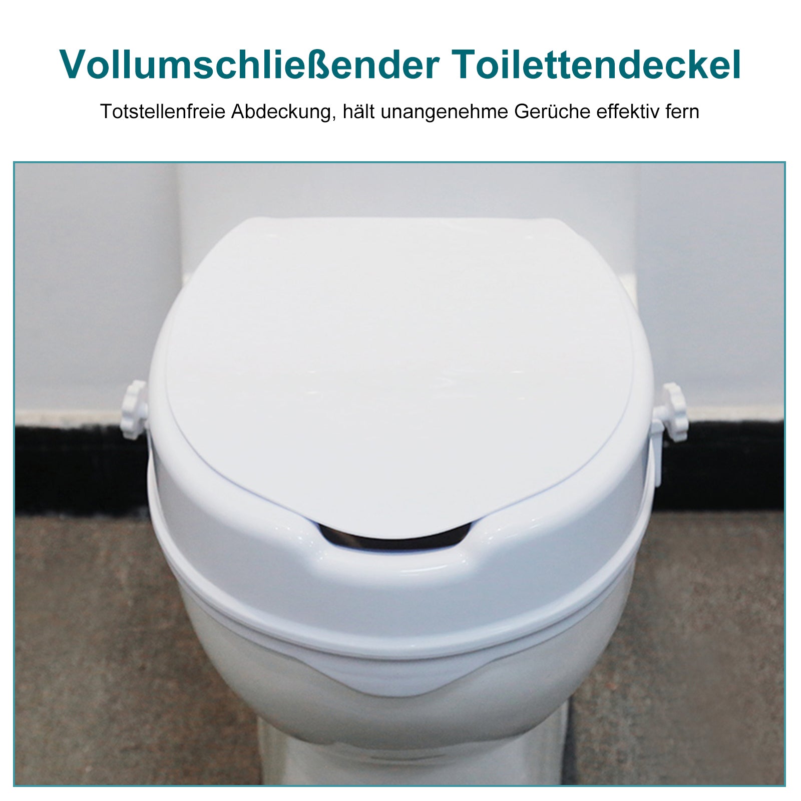 ByteTecpeak T01-BS – Toilettenaufsatz, sicherer Halt, bis 100 kg