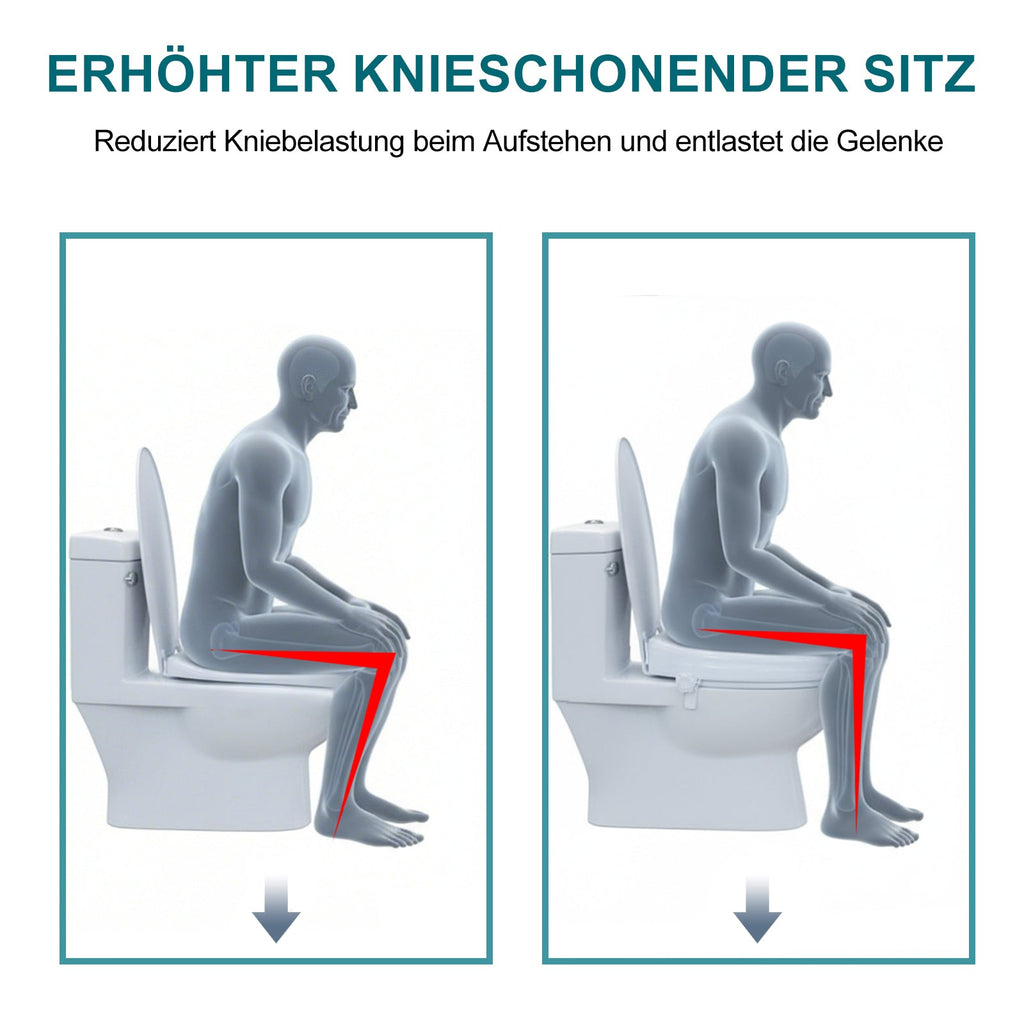 ByteTecpeak T01-BS – Toilettenaufsatz, sicherer Halt, bis 100 kg