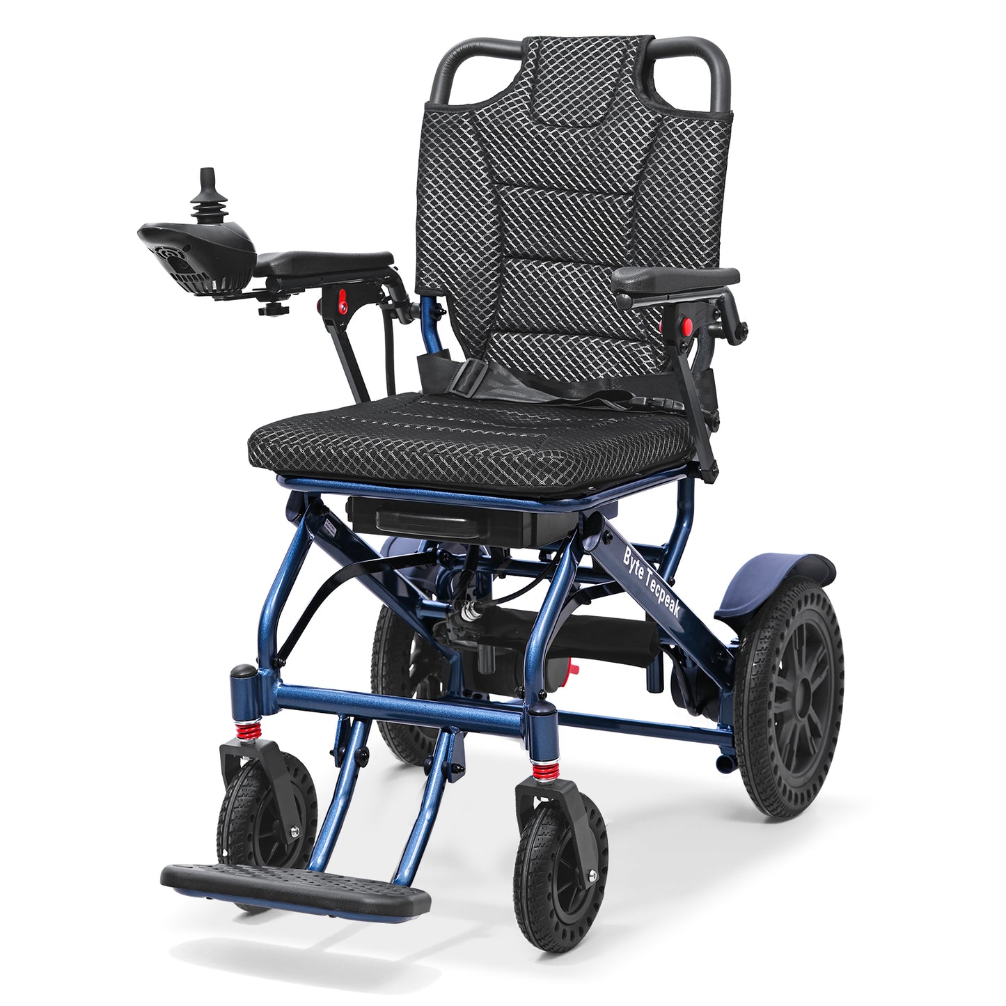 D14 Power Wheelchair with 15.75×16.54in Ergonomic Seat – Electric Wheelchair Up to 13-Mile Range
