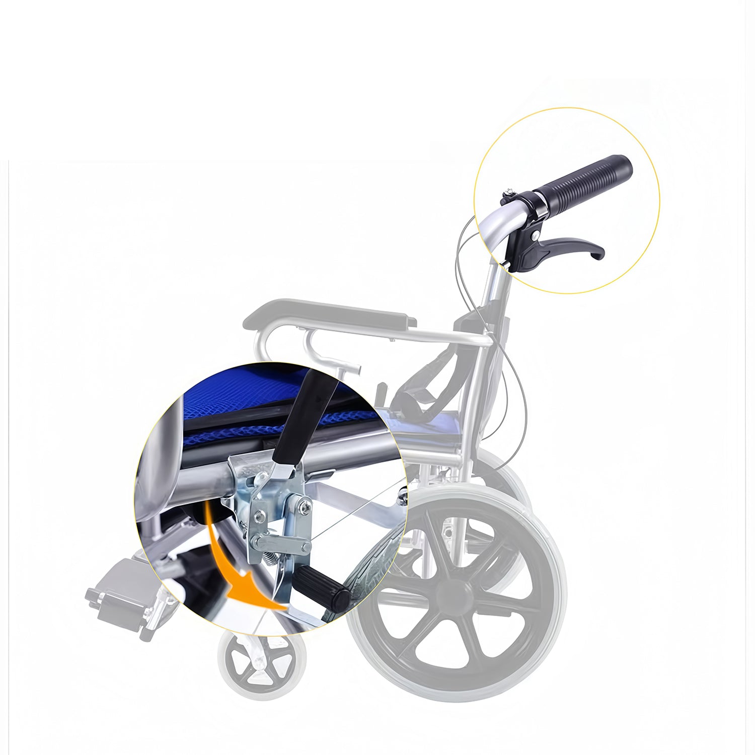 ByteTecpeak M3 Leichter manueller Rollstuhl