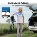 ByteTecpeak R2 Rollator mit Sitz – Leicht, klappbar & höhenverstellbar, 100 kg
