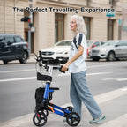 ByteTecpeak R2 Rollator mit Sitz – Leicht, klappbar & höhenverstellbar, 100 kg