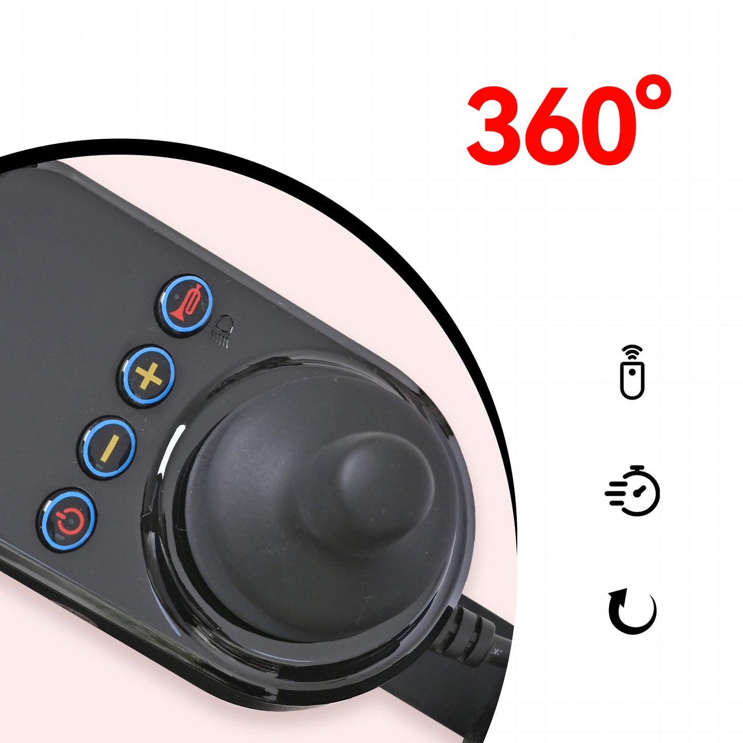 XP03 Portable Electric Wheelchair 330 lbs, 500W Motor, 13 miles Range and Foldable, 10Ah lithium-ion battery