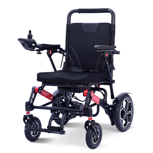 XP04 Foldable Electric Wheelchair -Up to 13-Mile Range,500W  brushless  Motor, 12Ah Battery, 46.6 lbs