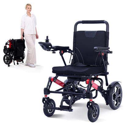 StratisGo XP04 Foldable Electric Wheelchair - 2*12Ah Battery, Max 2*13-Mile Range